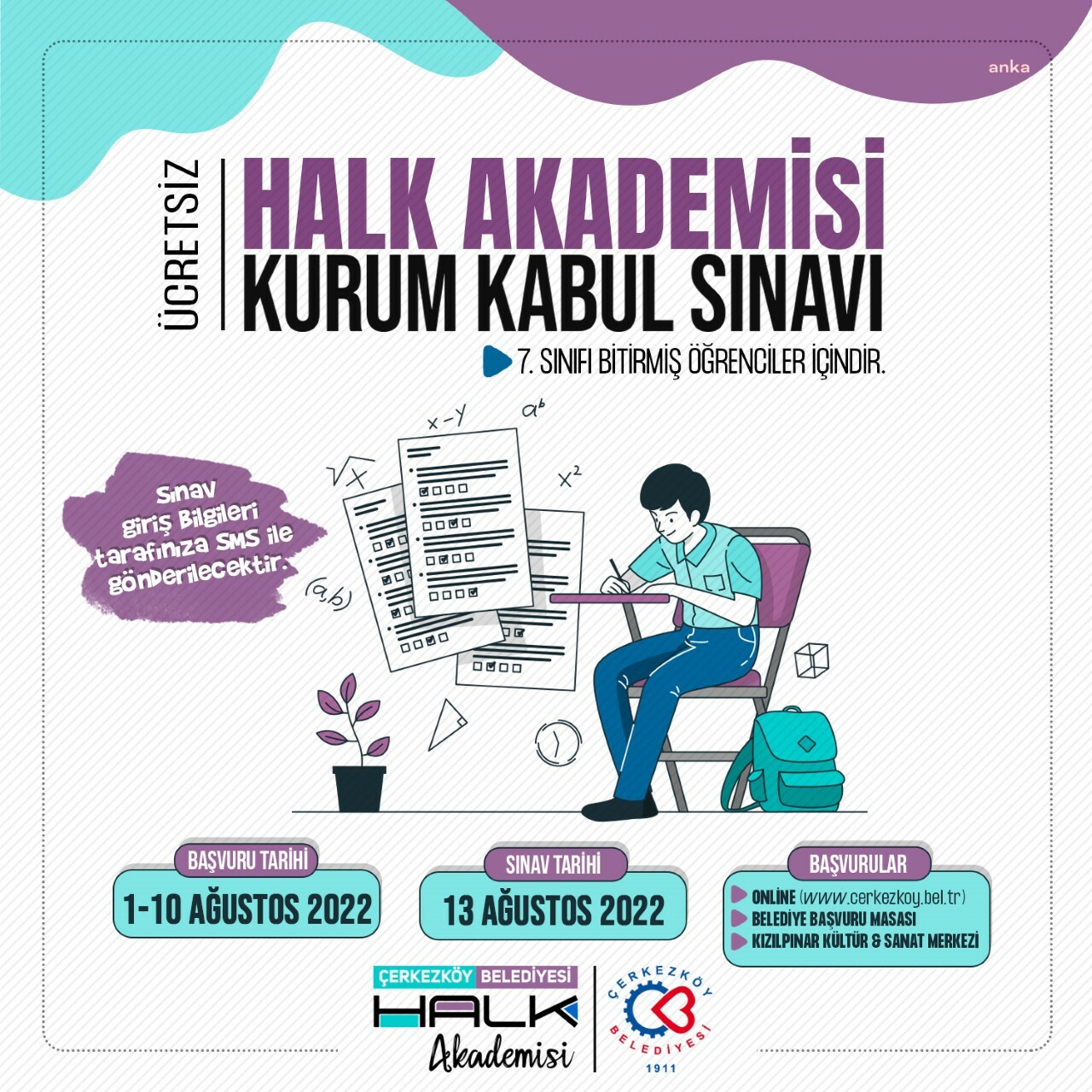 ÇERKEZKÖY BELEDİYESİ HALK AKADEMİSİ ÖĞRENCİLERE HİZMET VERMEYE DEVAM EDECEK