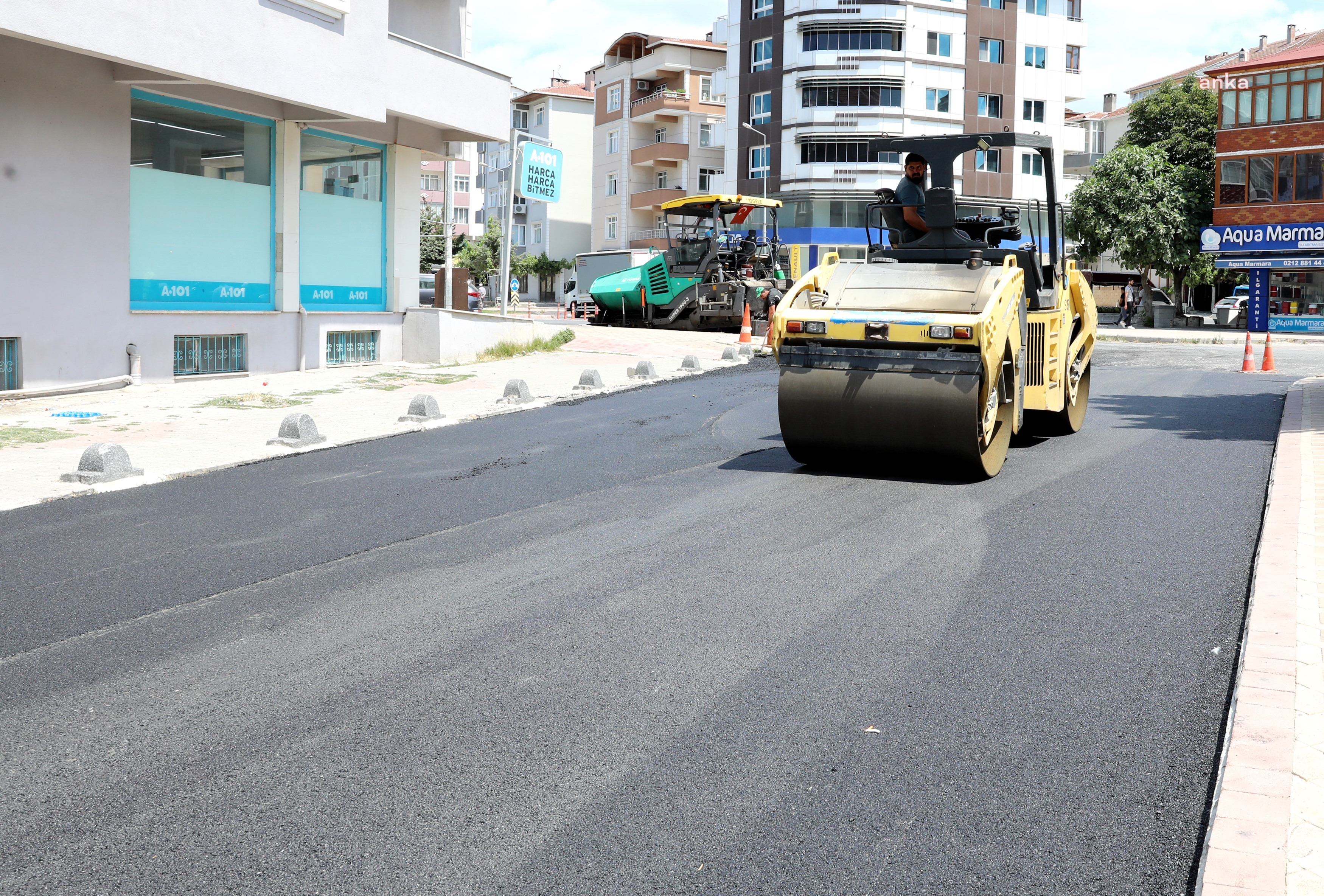 ÇERKEZKÖY BELEDİYESİ, 117 CADDE VE SOKAĞI SICAK ASFALTLA KAPLIYOR