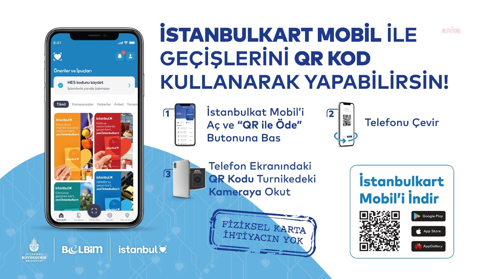 İSTANBULKART MOBİL QR KODLA ÖDEME ÖZELLİĞİ ARTIK MARMARAY’DA DA KULLANILABİLECEK