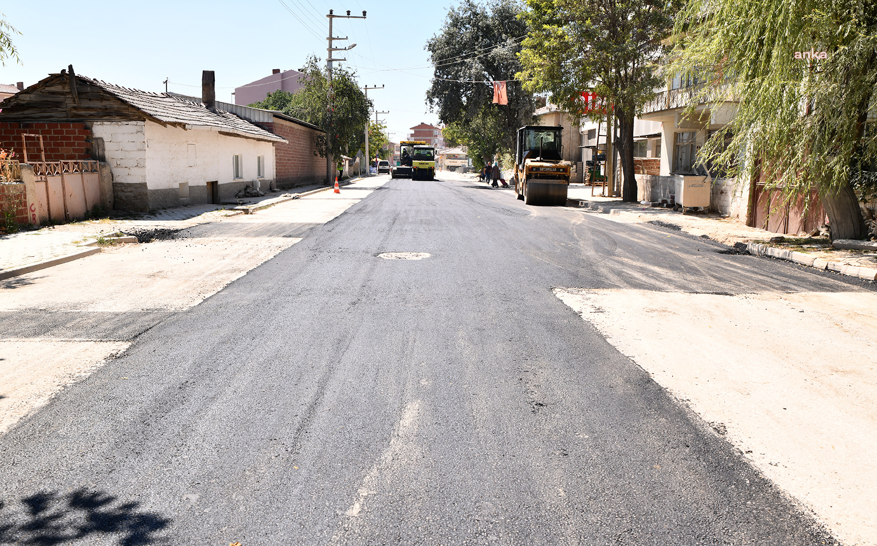 TEPEBAŞI'NDA ÜSTYAPI ÇALIŞMALARI DEVAM EDİYOR