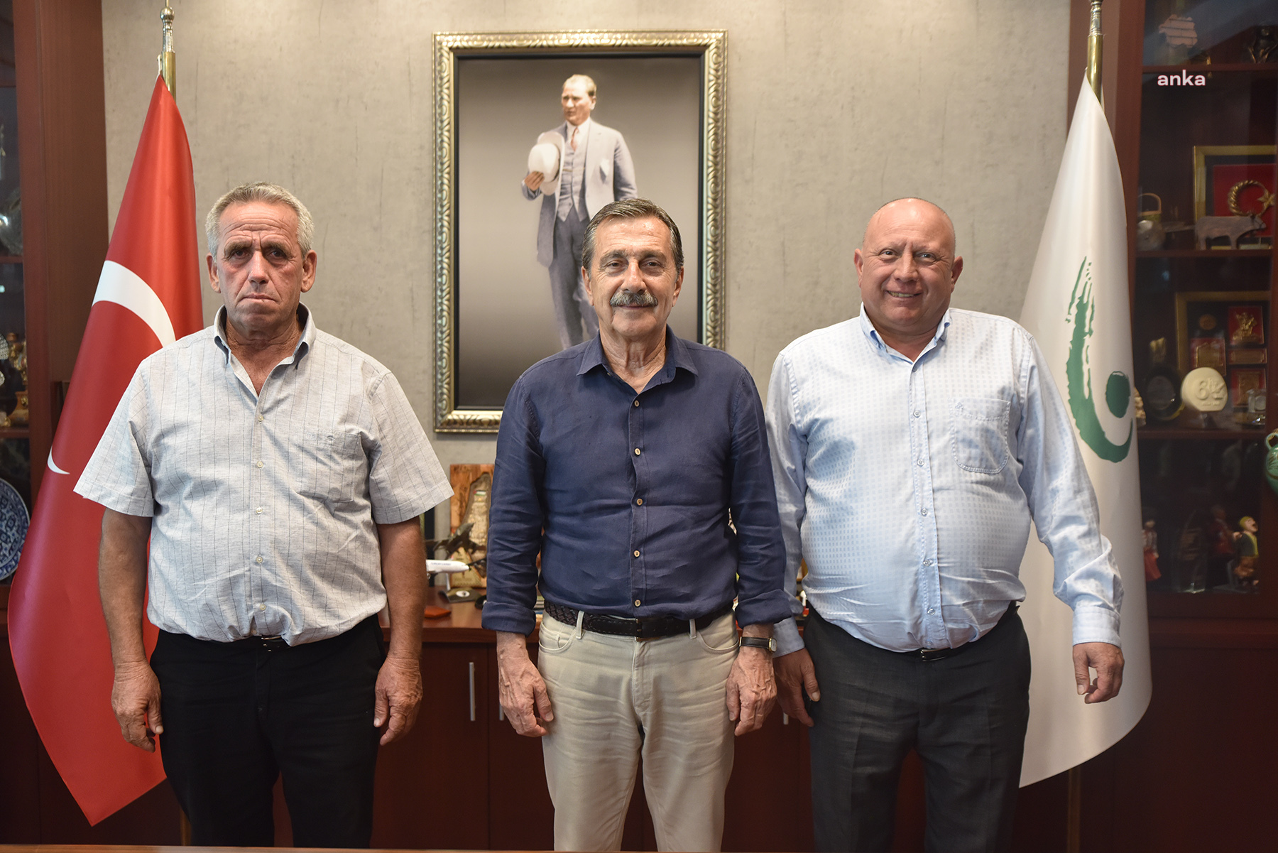 CHP MİHALGAZİ İLÇE BAŞKANI'NDAN BAŞKAN ATAÇ'A ZİYARET