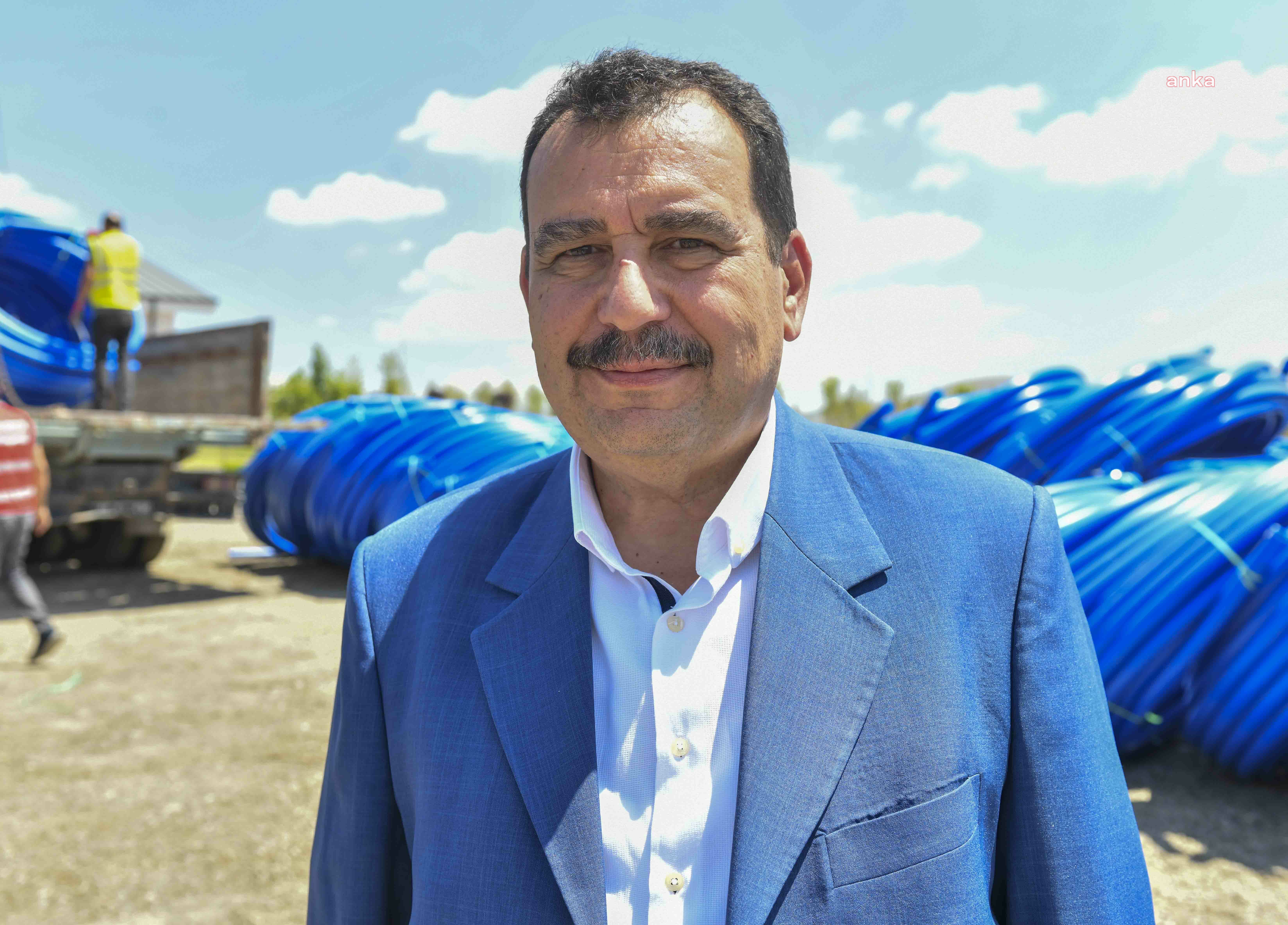 ABB’NİN ÇİFTÇİYE YÖNELİK TARIMSAL SULAMA BORUSU DESTEĞİ SÜRÜYOR
