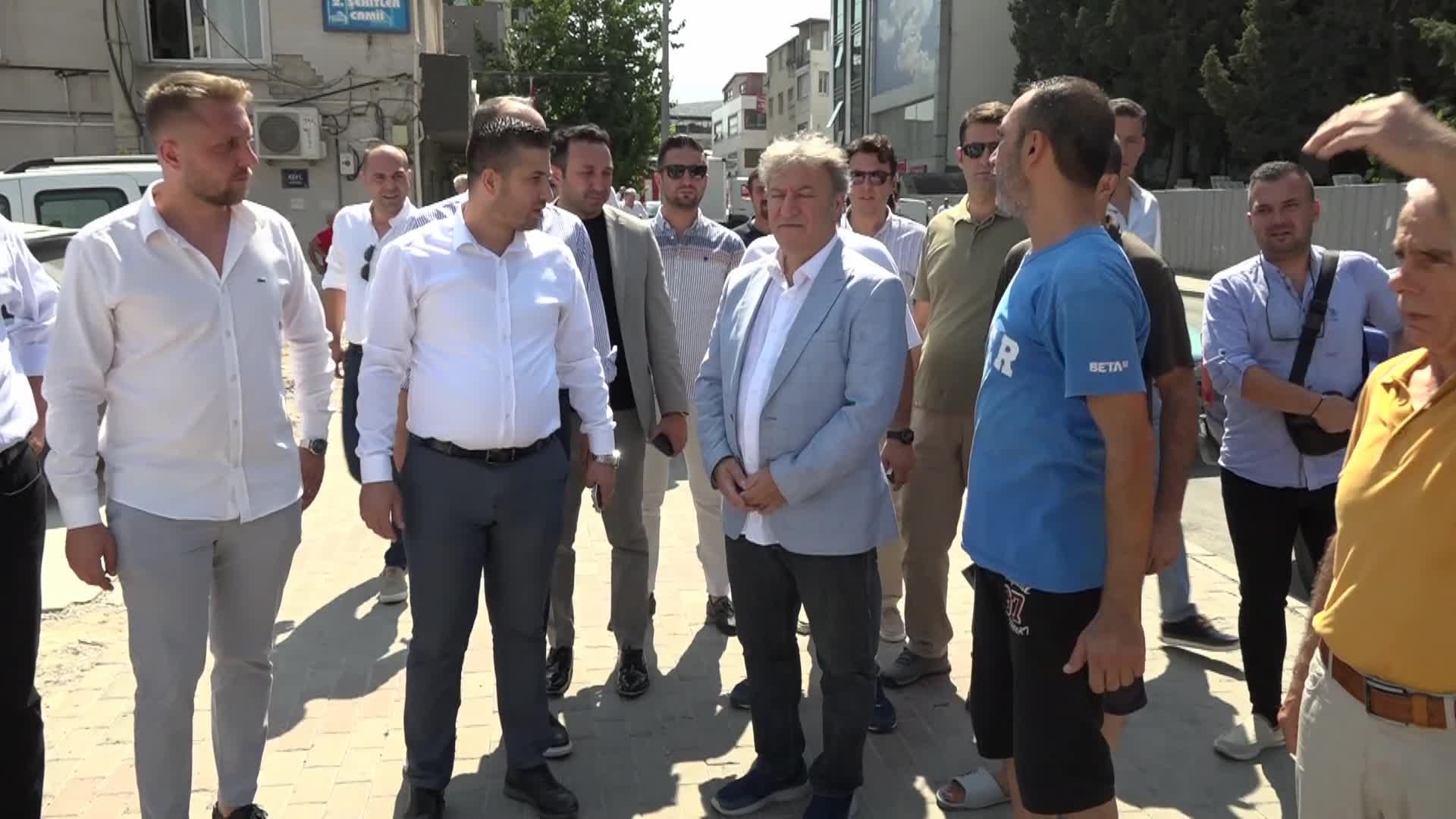 BORNOVA BELEDİYE BAŞKANI MUSTAFA İDUĞ, ESNAFI DİNLEDİ