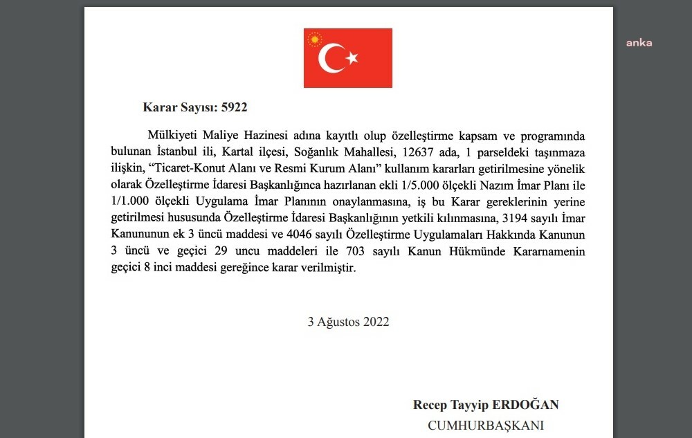 İBB’NİN KULLANDIĞI ARAZİYE RANT PLANI: STADYUM YAPILACAK ARAZİYE TİCARET KONUT İMARI VERİLDİ