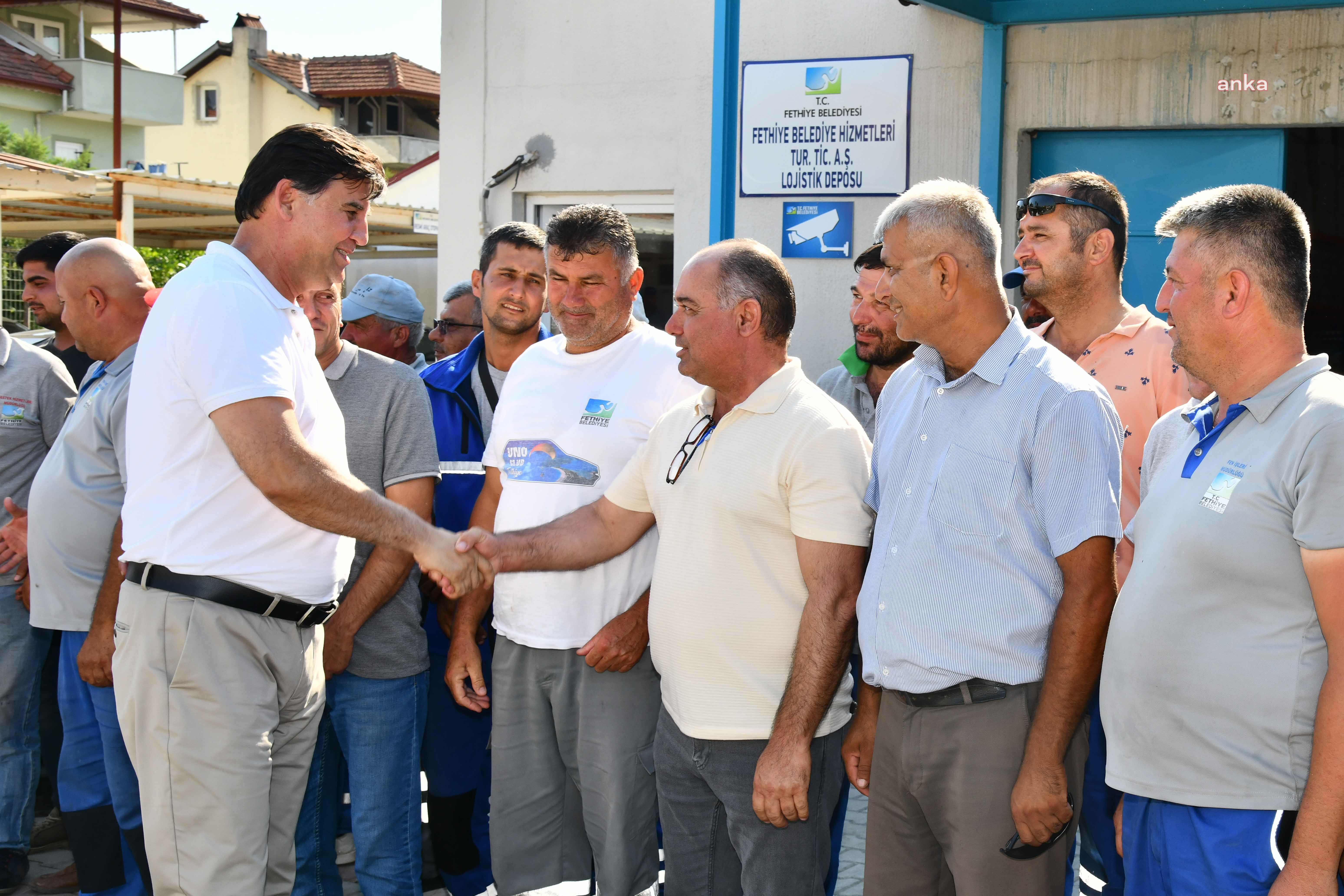FETHİYE BELEDİYE İŞÇİLERİNE YÜZDE 40 ZAM YAPILDI