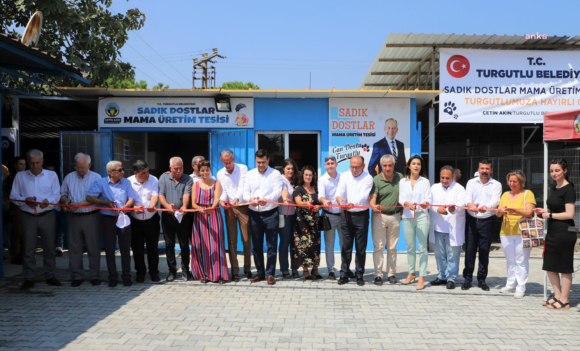 TURGUTLU BELEDİYESİ’NİN “SADIK DOSTLAR MAMA ÜRETİM TESİSİ” TÖRENLE AÇILDI