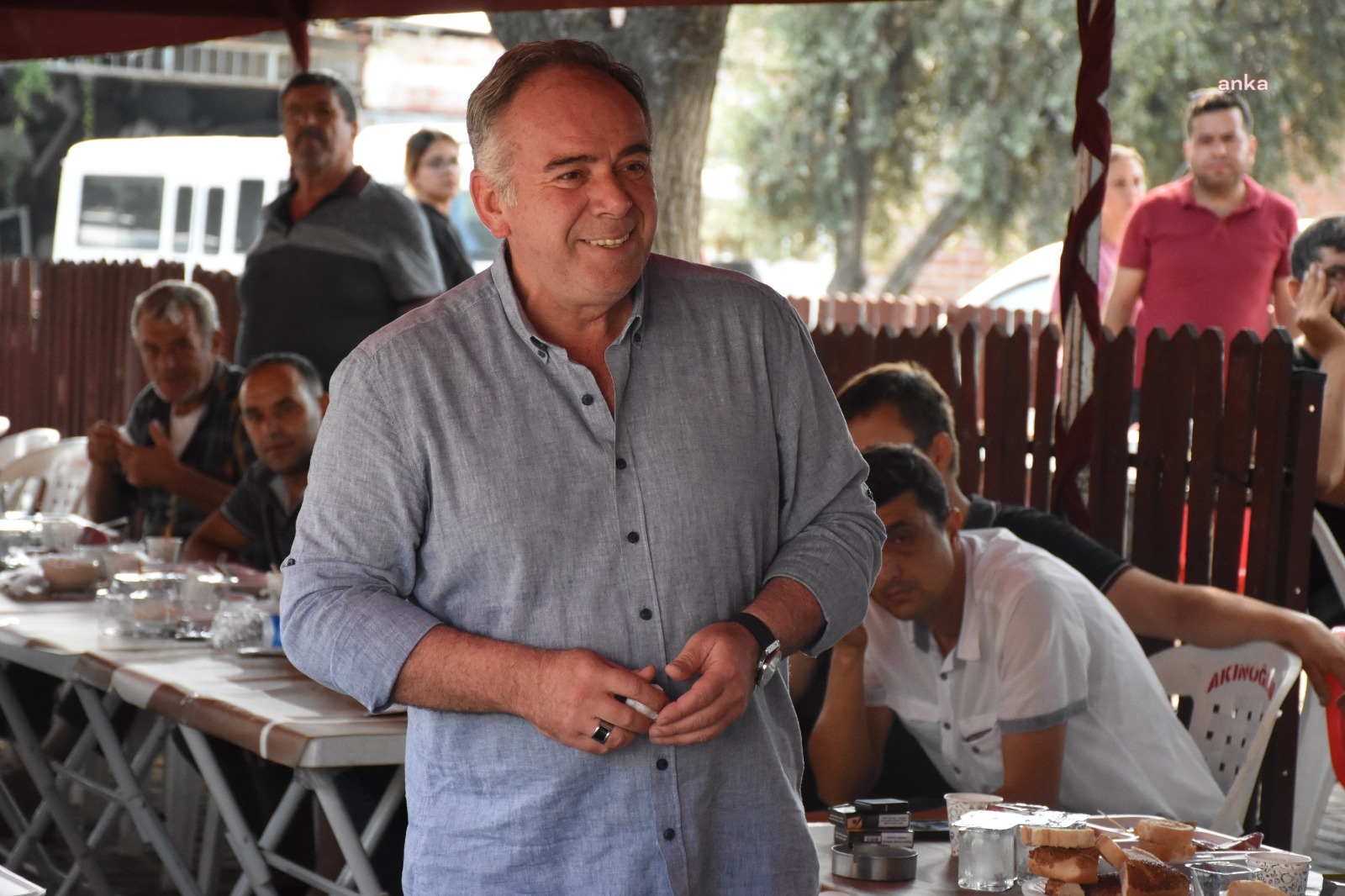 GERMENCİK BELEDİYE BAŞKANI ÖNDEŞ SANAYİ SİTESİ ESNAFIYLA KAHVALTIDA BİR ARAYA GELDİ