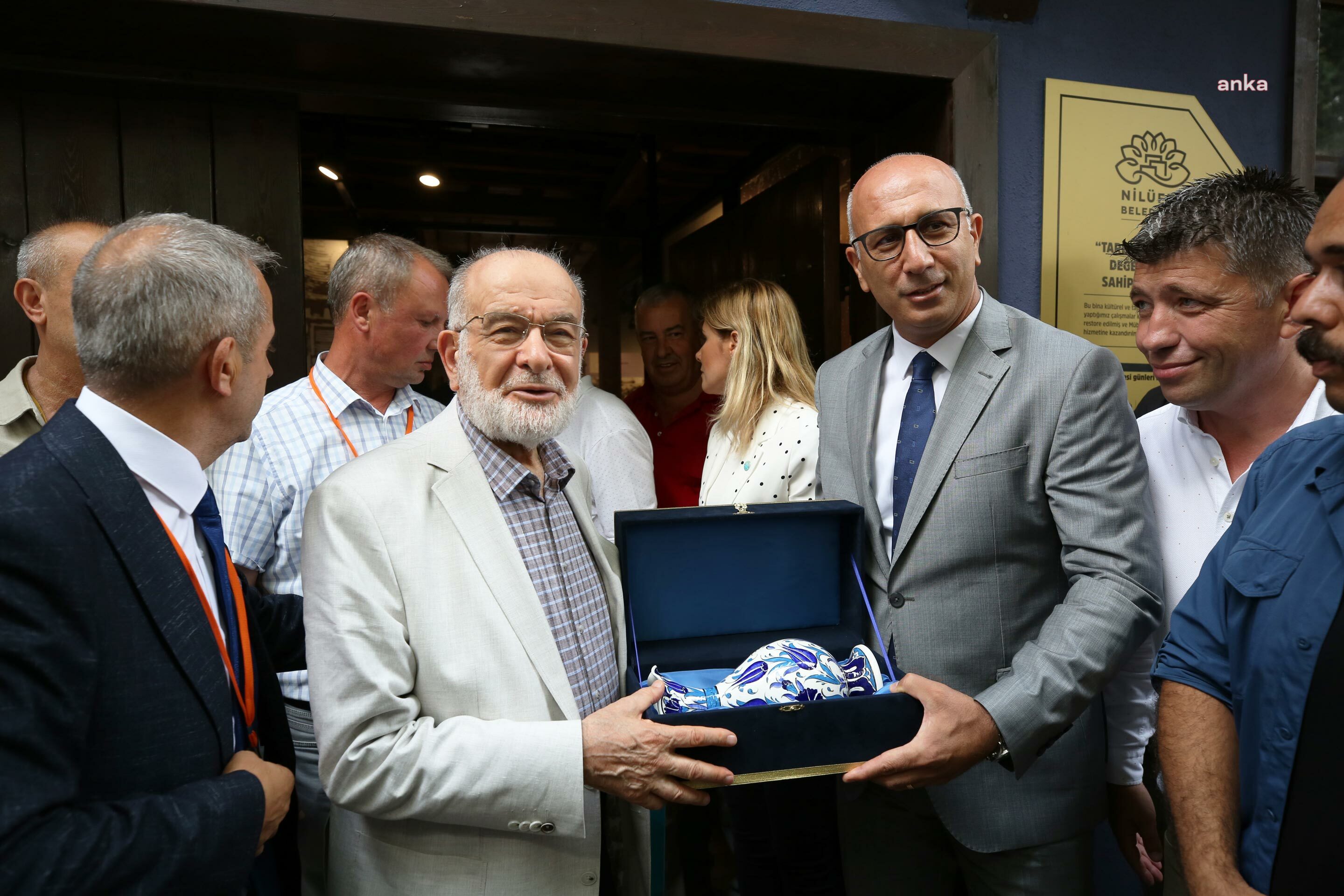 SAADET PARTİSİ LİDERİ KARAMOLLAOĞLU’NDAN NİLÜFER BELEDİYESİ'NİN MÜBADELE EVİ’NE ZİYARET