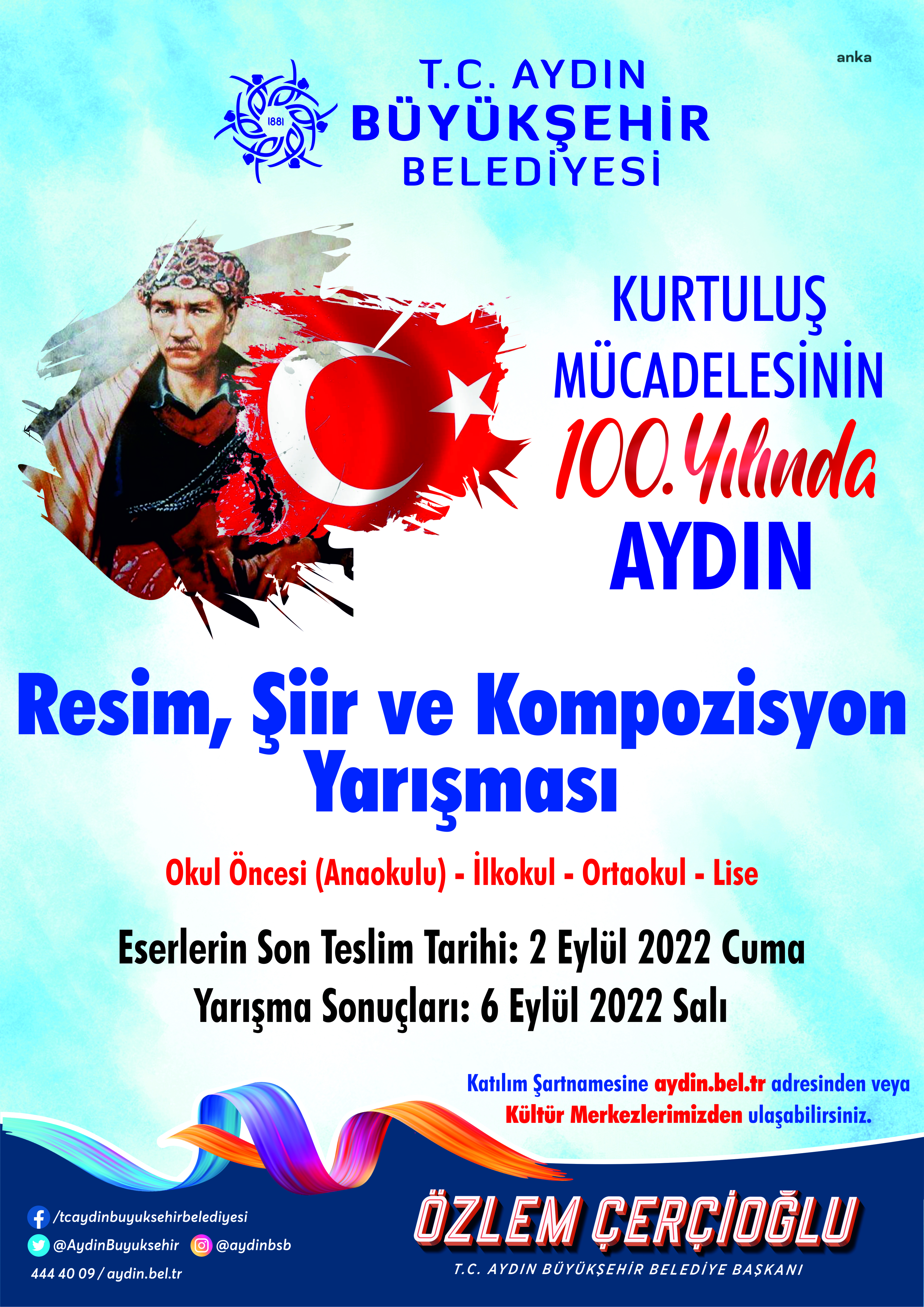 AYDIN BÜYÜKŞEHİR’DEN 'KURTULUŞ MÜCADELESİNDE AYDIN' TEMALI YARIŞMA