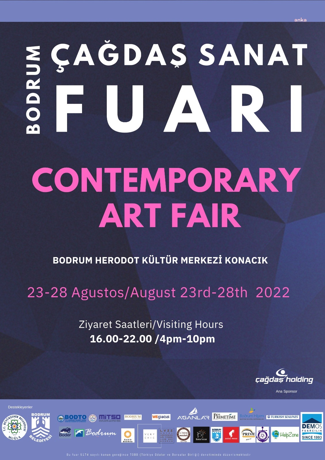 BODRUM ÇAĞDAŞ SANAT FUARI, 23 AĞUSTOS’TA KAPILARINI TEKRAR AÇIYOR