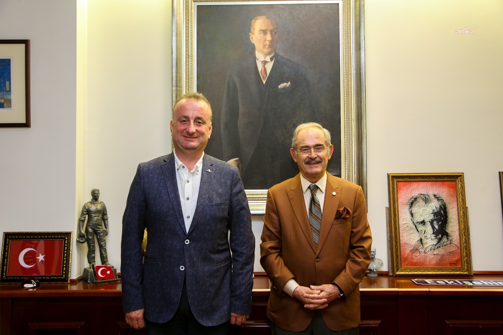 SİNOP BELEDİYE BAŞKANI BARIŞ AYHAN'DAN BÜYÜKERŞEN'E  ZİYARET