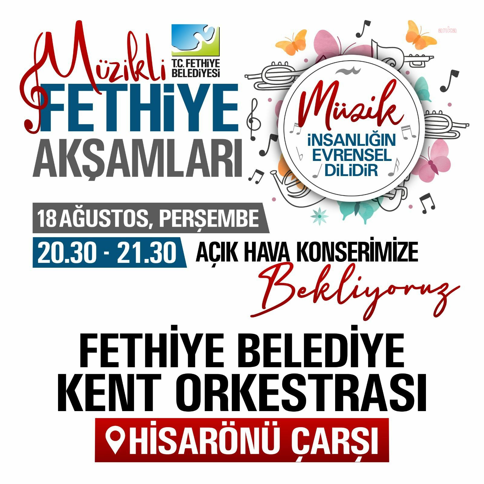 MÜZİKLİ FETHİYE AKŞAMLARI GÖCEK VE ÖLÜDENİZ’DE DEVAM EDECEK