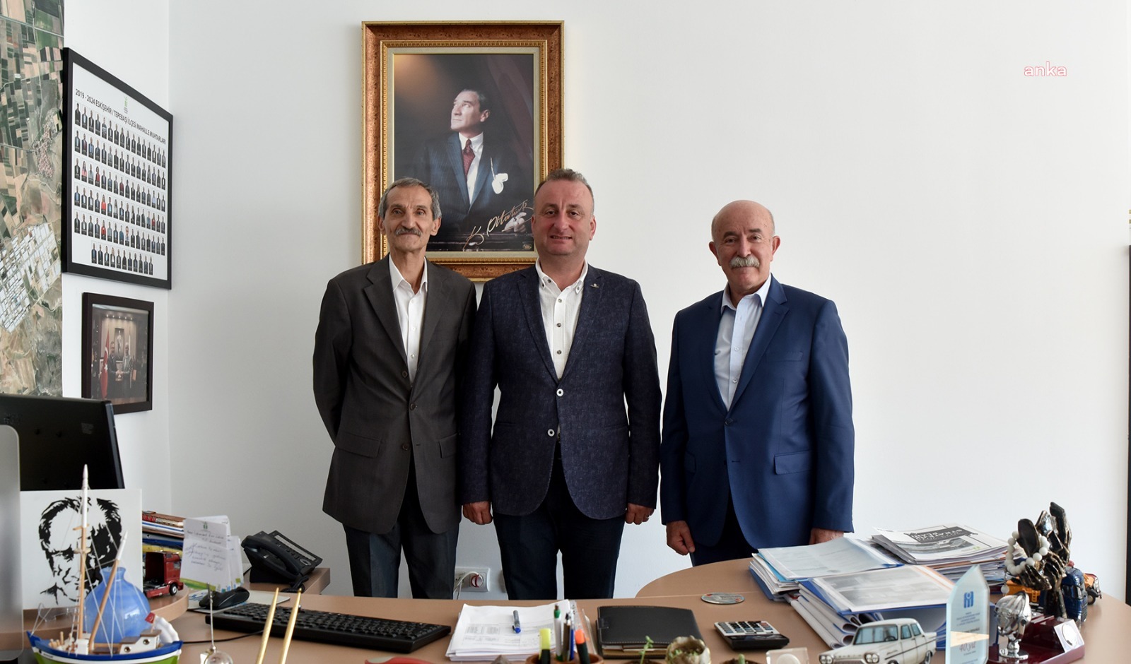 SİNOP BELEDİYE BAŞKANI AYHAN’DAN TEPEBAŞI BELEDİYESİ’NE ZİYARET