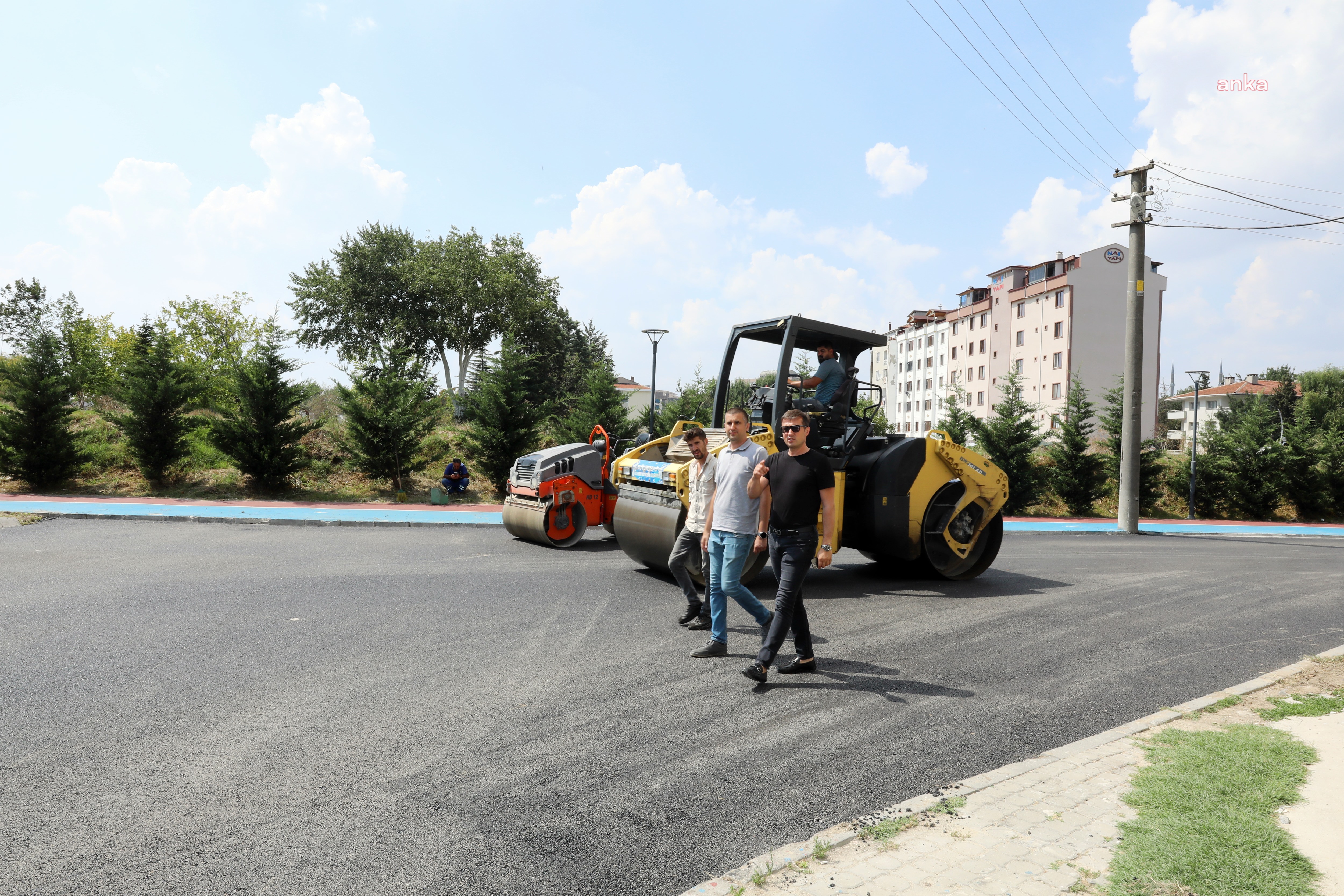 ÇERKEZKÖY BELEDİYESİ ASFALT ÇALIŞMALARINA DEVAM EDİYOR