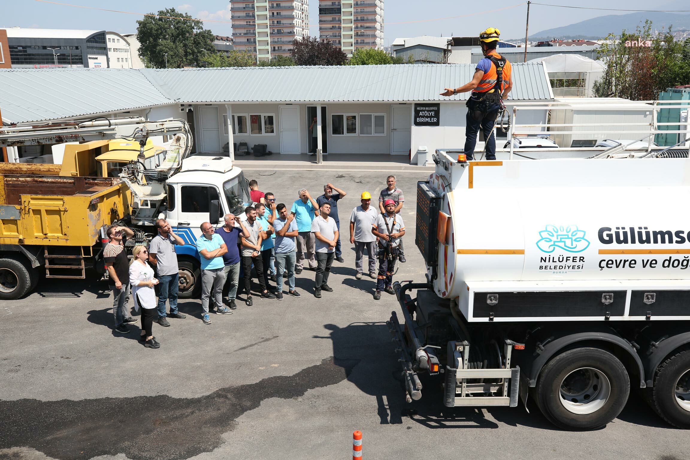 NİLÜFER BELEDİYESİ ÇALIŞANLARINA YÜKSEKTE ÇALIŞMA EĞİTİMİ