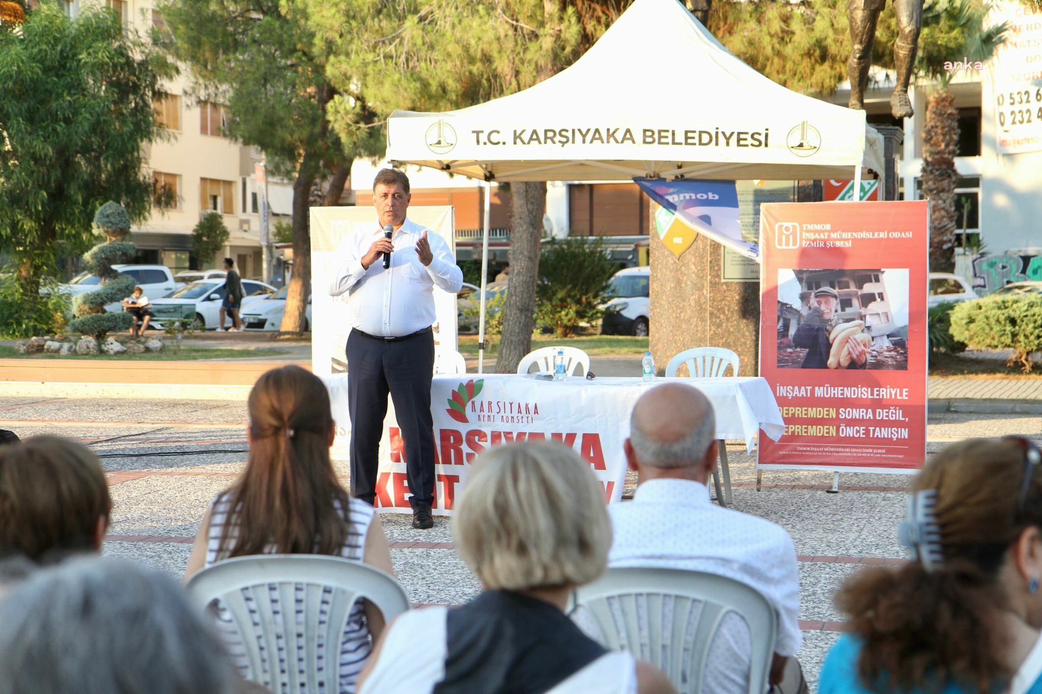 KARŞIYAKA'DA MARMARA DEPREMİ ANMASI