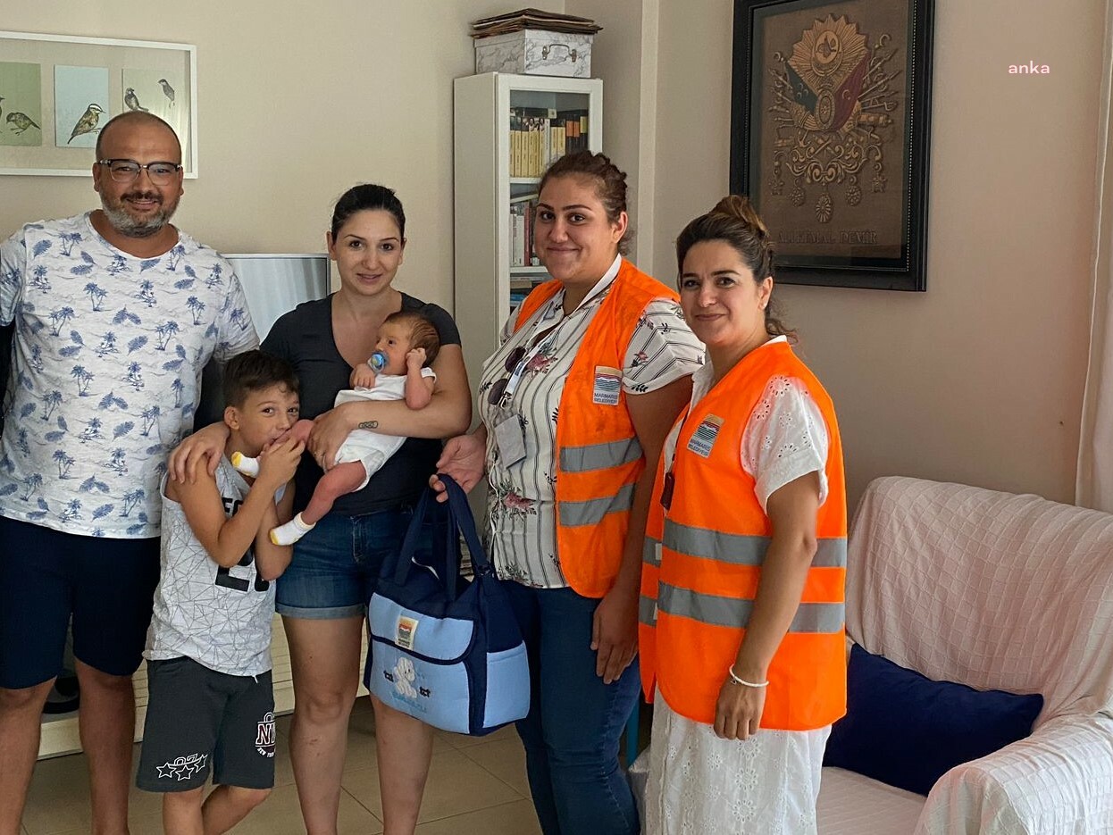 MARMARİS BELEDİYESİ’NDEN 130 AİLEYE YENİDOĞAN PAKETİ