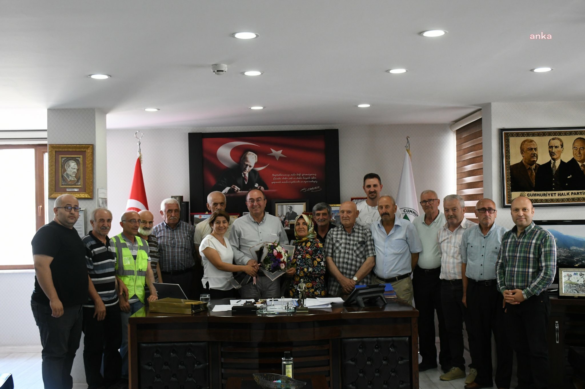 ÇAYAĞZI MAHALLESİ SAKİNLERİ, ARTVİN BELEDİYE BAŞKANI ELÇİN’İ ZİYARET ETTİ