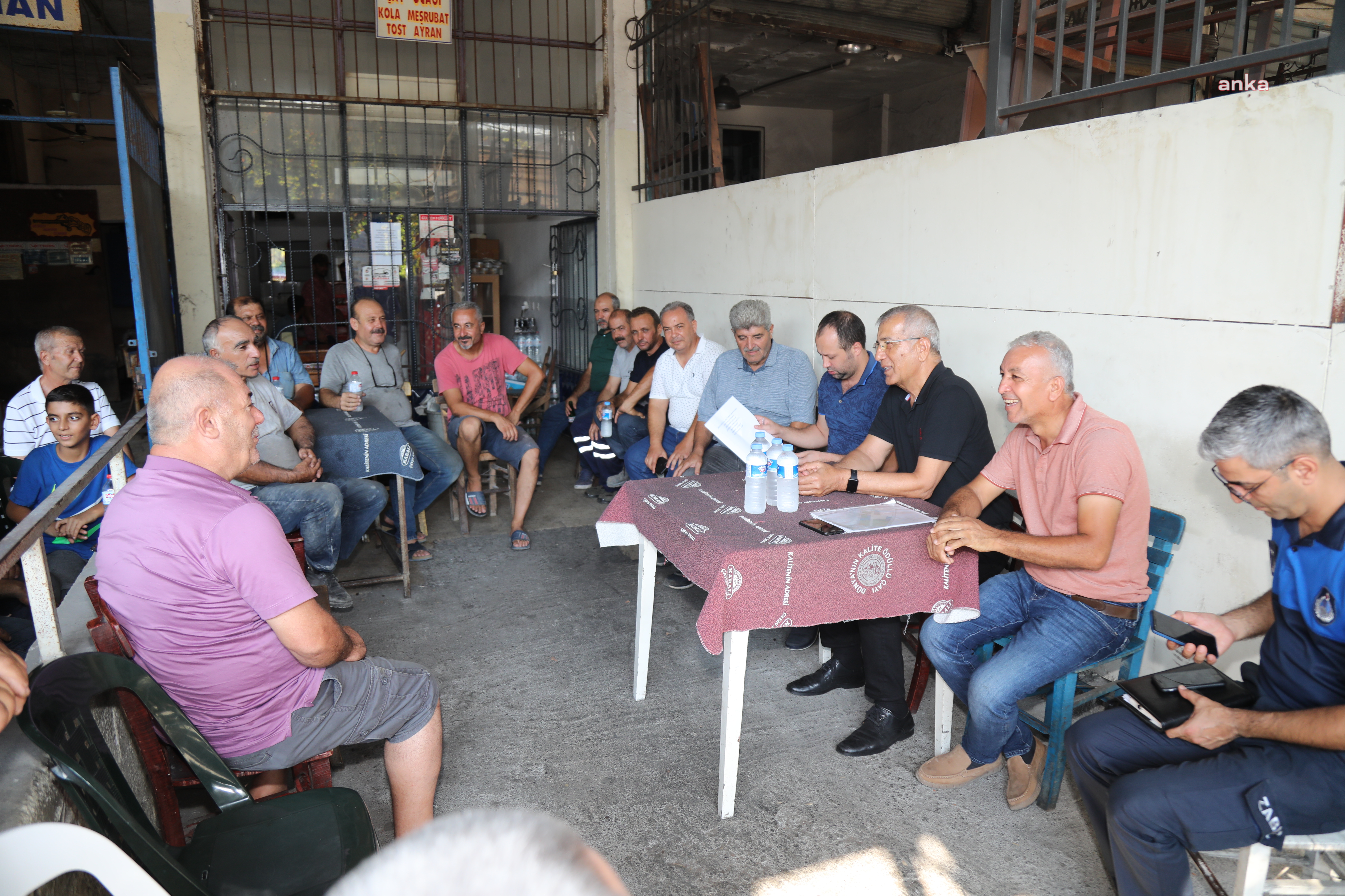 BAŞKAN TARHAN, MEZİTLİ SANAYİ ESNAFIYLA BULUŞTU