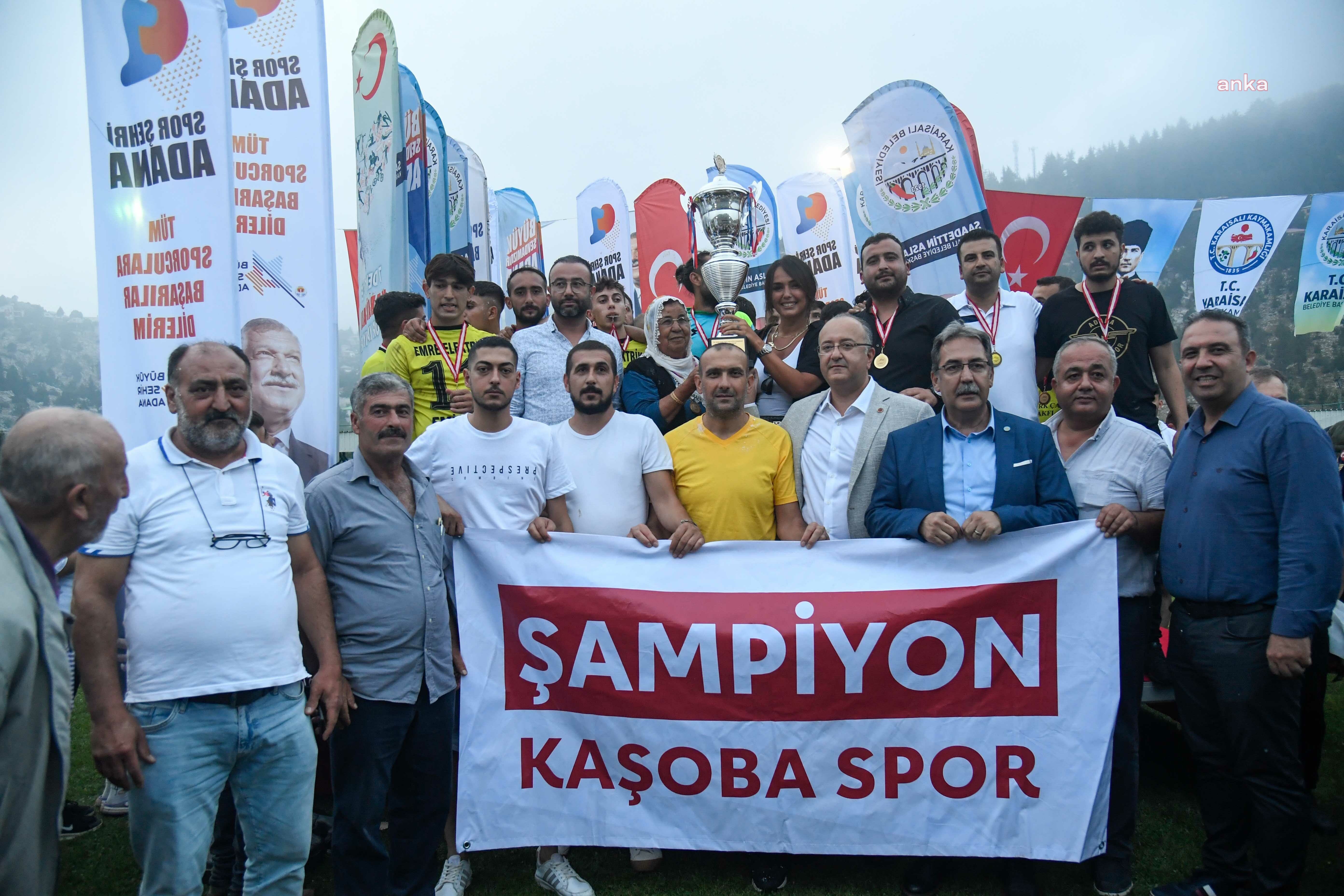 ADANA KIZILDAĞ YAYLASI KÖYLERARASI FUTBOL TURNUVASI'NIN ŞAMPİYONU KAŞOBA SPOR OLDU
